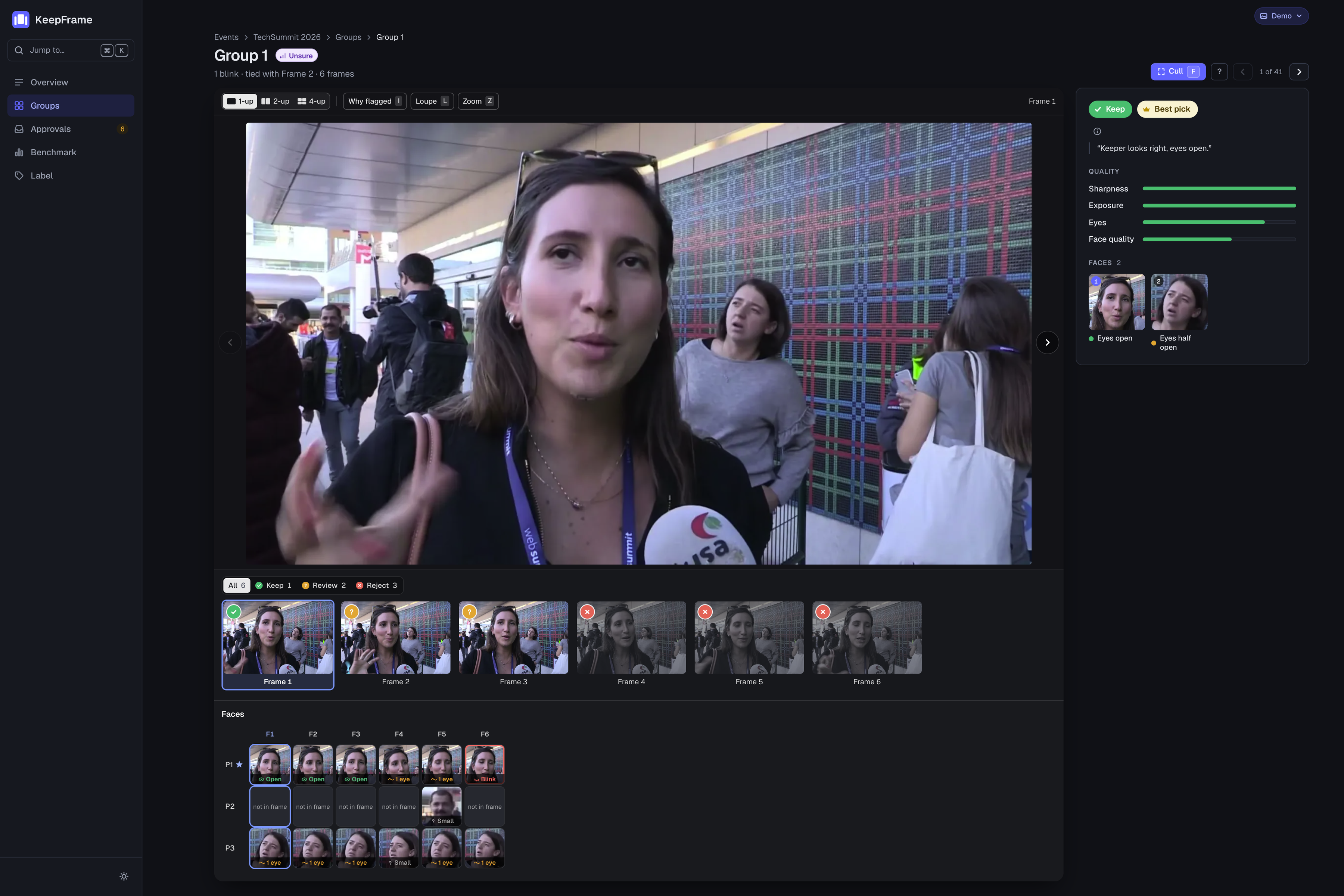 KeepFrame: agentic photo culling with OpenCV 5 on Graviton | Devpost