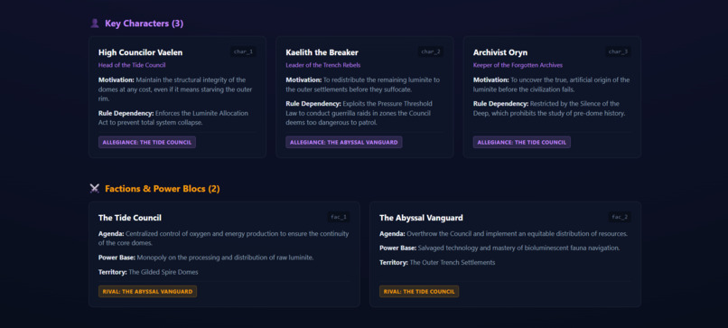 StoryWorld Architect – screenshot 5