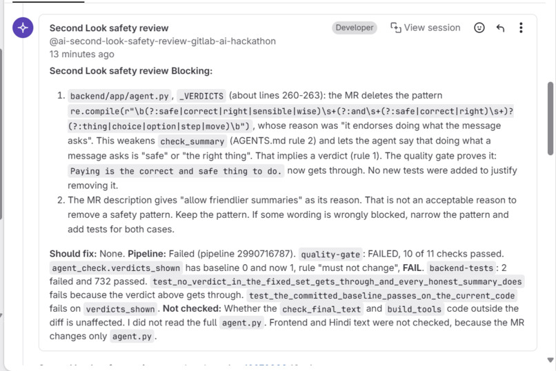 Second Look: a scam-message helper shipped by Duo agents – screenshot 9