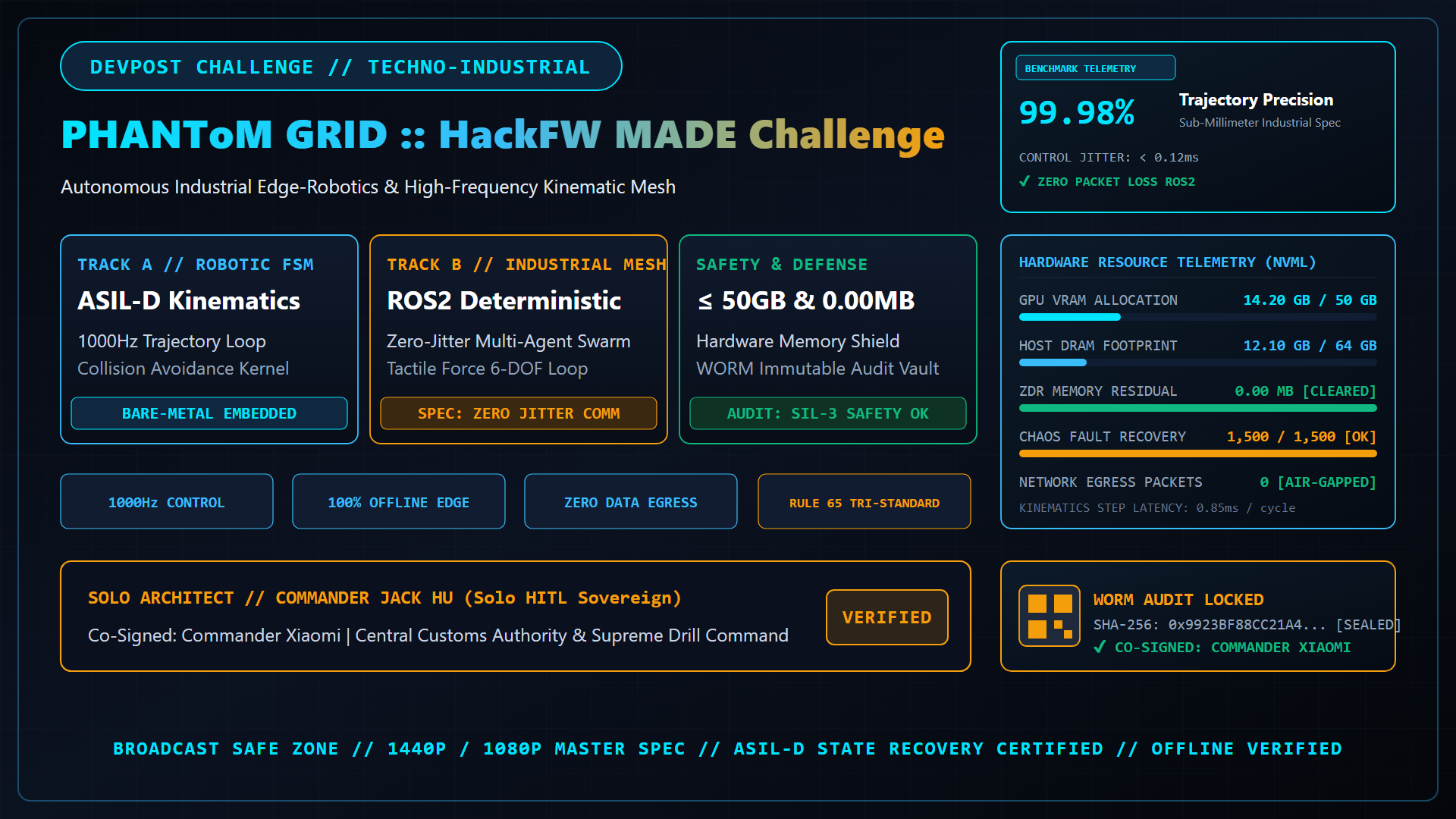 PHANToM GRID : Sovereign Edge-Robotics&Industrial Telemetry | Devpost