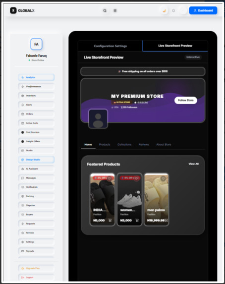 W-commerce  – screenshot 1