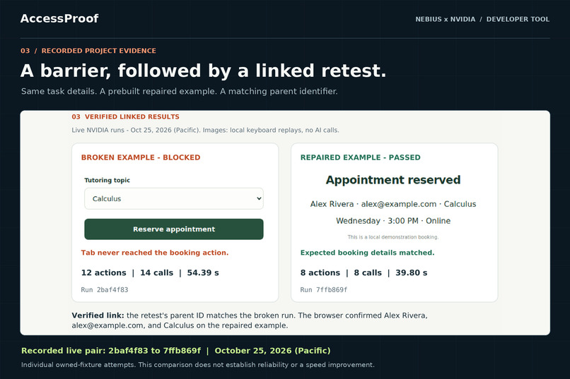 AccessProof – screenshot 3