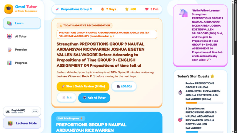 OmniTutor AI – screenshot 1