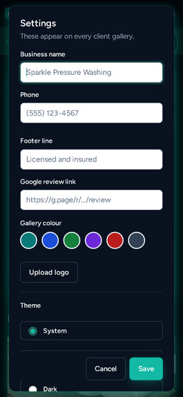 rinse – screenshot 2