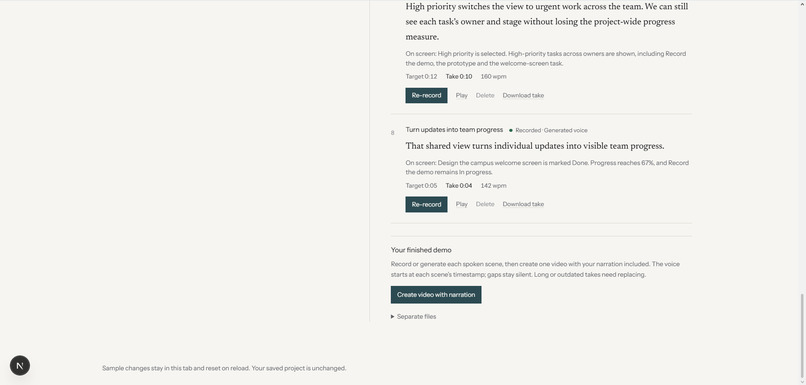 DemoScript – screenshot 2