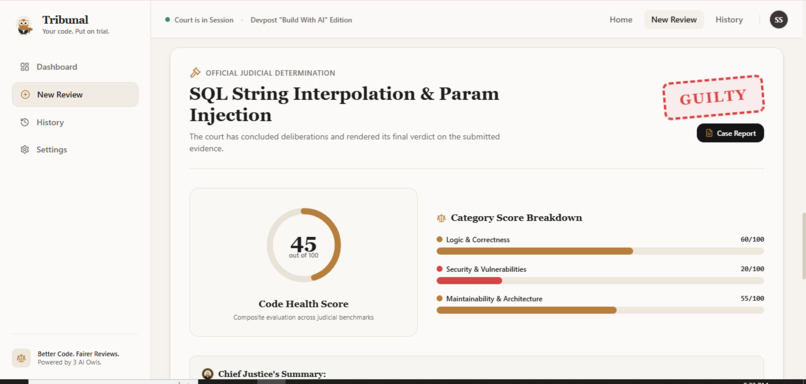 Tribunal – screenshot 3