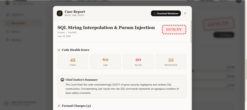 Tribunal – screenshot 4