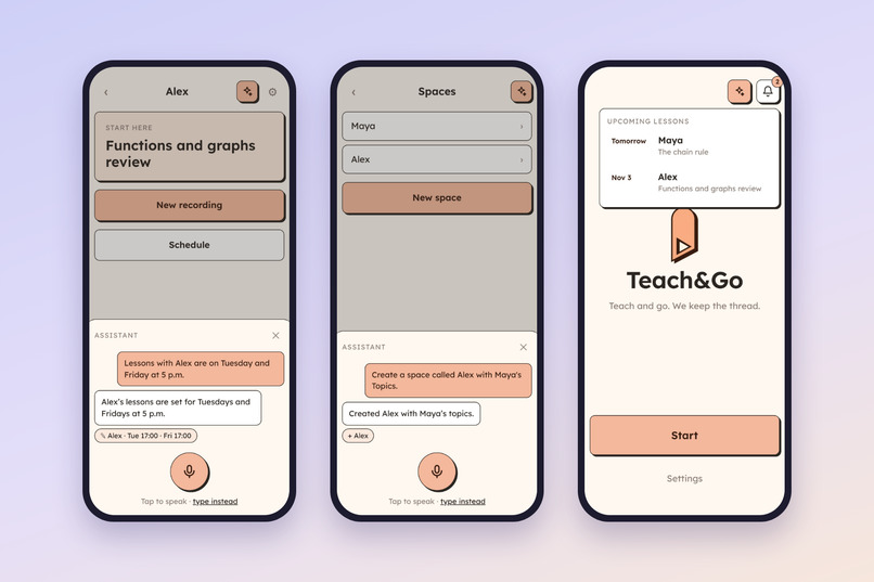 Teach & Go – screenshot 2