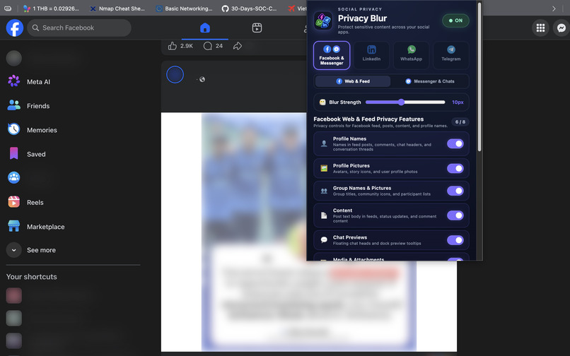 Social's Privacy Blur – screenshot 3
