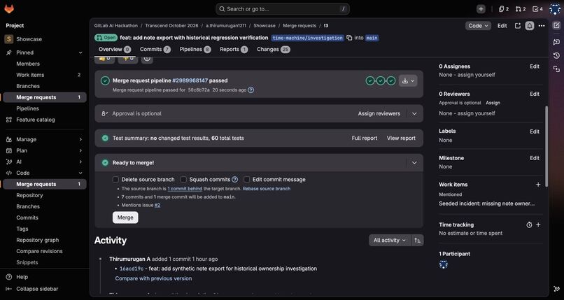 Time Machine CI – screenshot 1