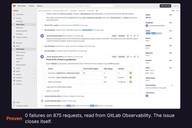 Proof of Fix – screenshot 4
