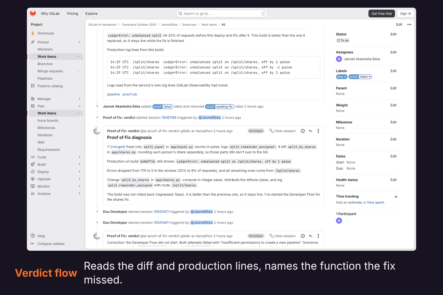 Proof of Fix | Devpost