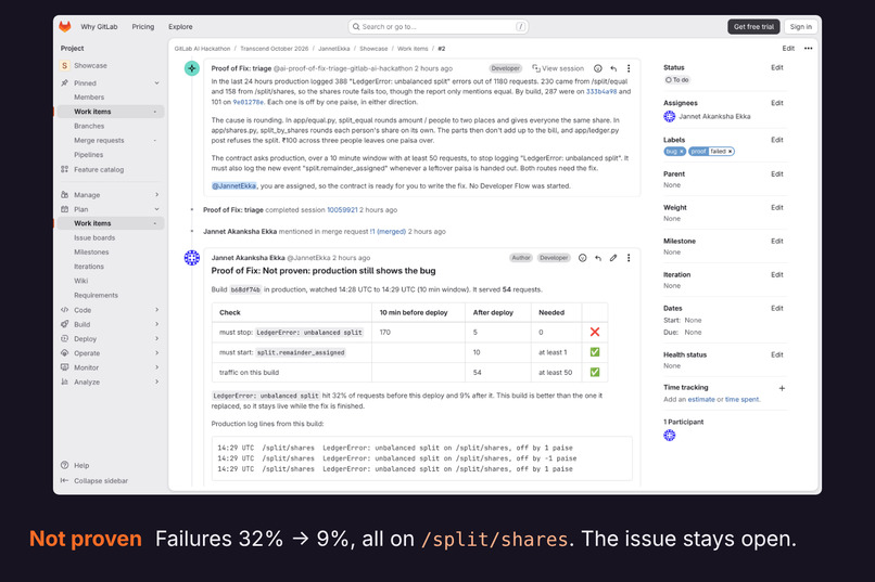 Proof of Fix – screenshot 7
