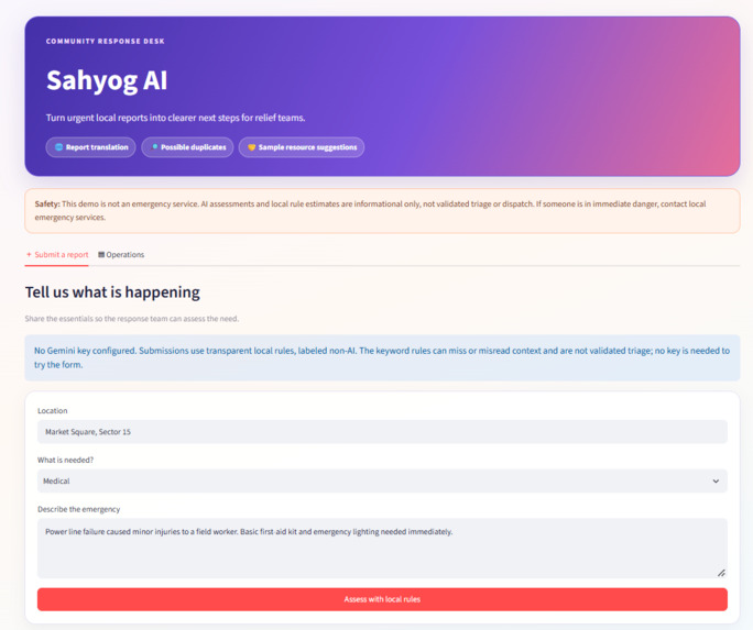 Sahyog AI – screenshot 4