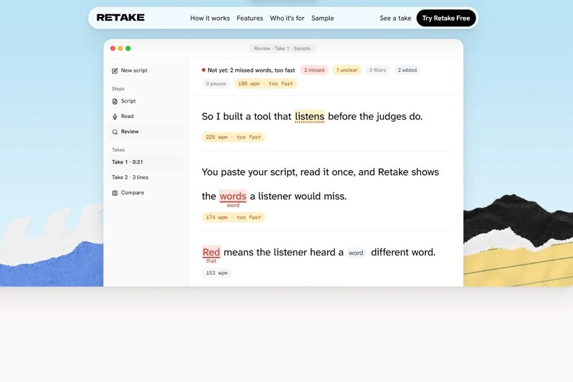 Retake – screenshot 2