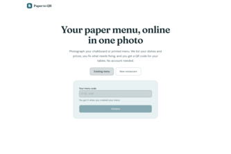 Paper to QR