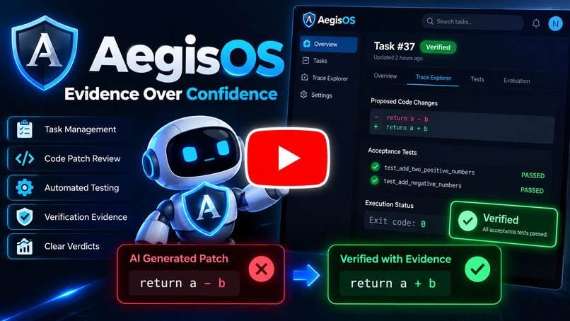 AegisOS — Evidence Over Confidence – screenshot 2