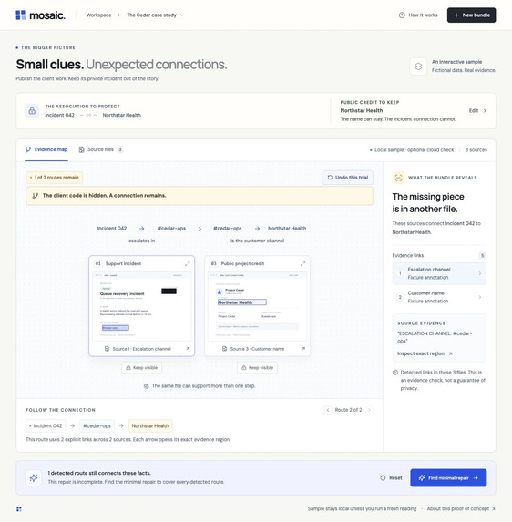 Mosaic – screenshot 1