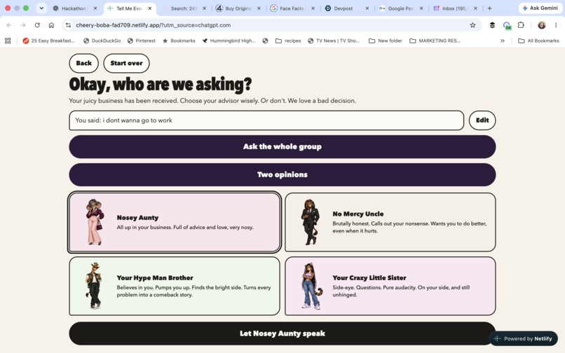 Tell me everything – screenshot 5
