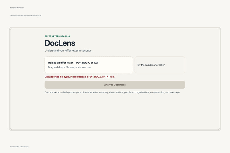 DocLens – screenshot 2