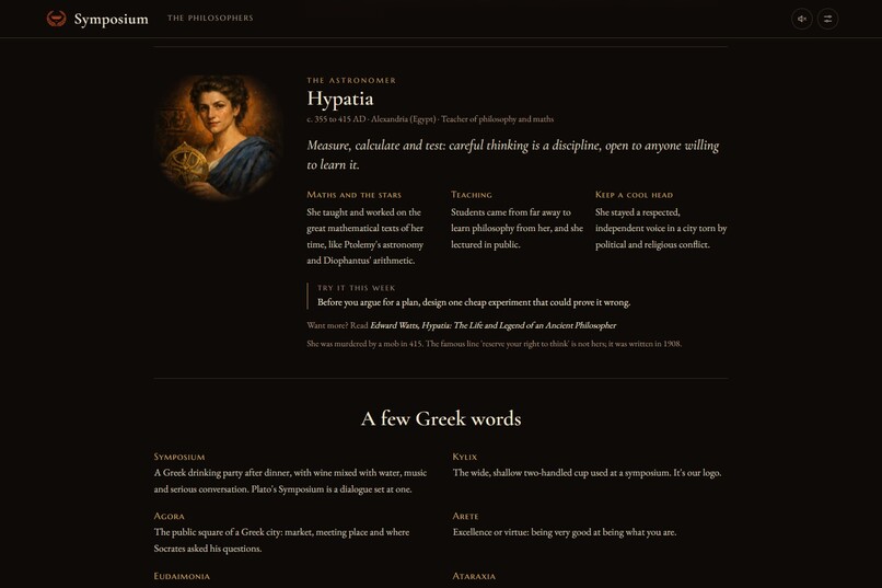 Symposium: Argue It Out With the Greats – screenshot 3