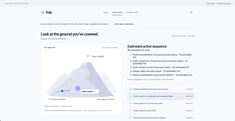 Trail – screenshot 2