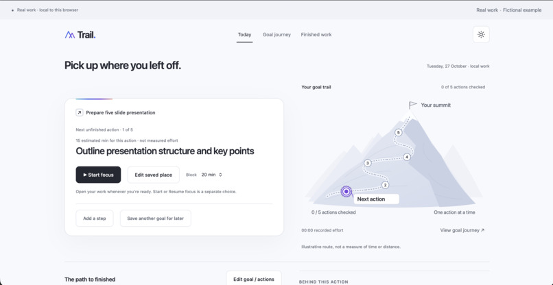 Trail – screenshot 4