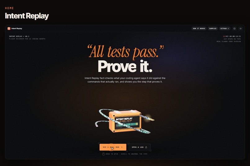 Intent Replay – screenshot 1