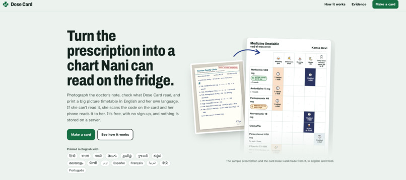 Dosecard – screenshot 1