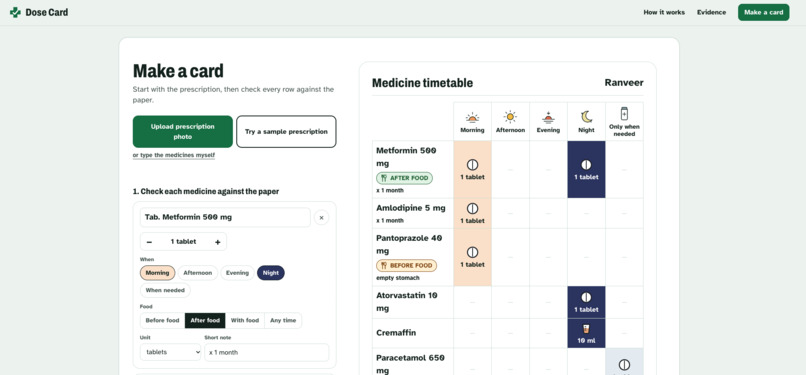 Dosecard – screenshot 2