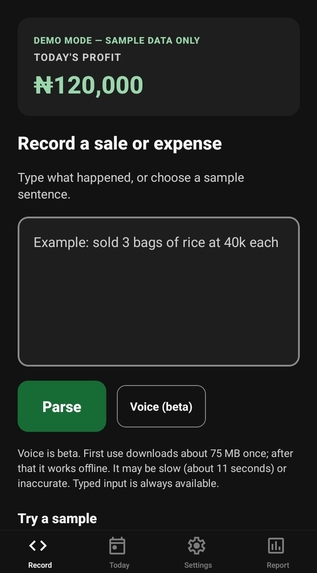 Trader Bookkeeper – screenshot 3