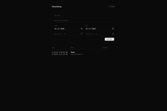 SecondLog