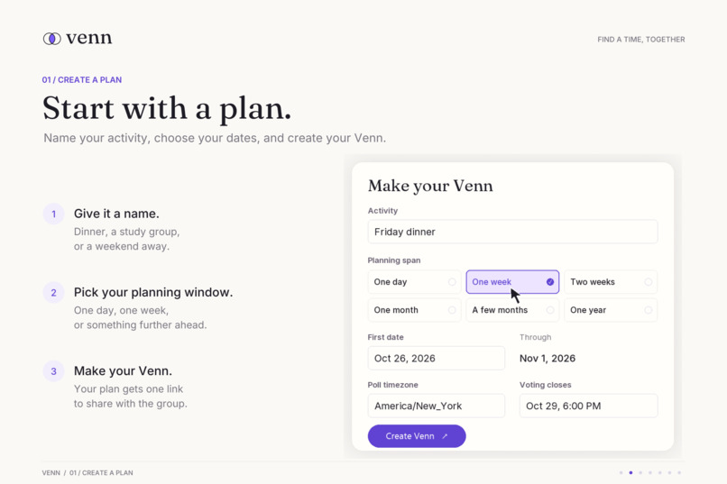 Venn – screenshot 2