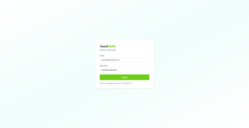 TeachSkills – screenshot 1