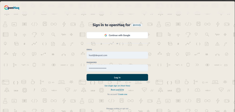 OpenHaq – screenshot 1