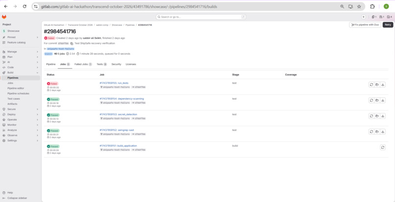 ShipSafe Release Orchestrator – screenshot 2