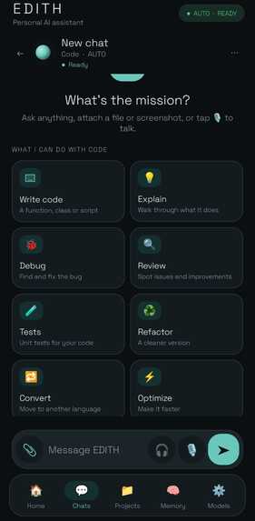 EDITH – screenshot 2
