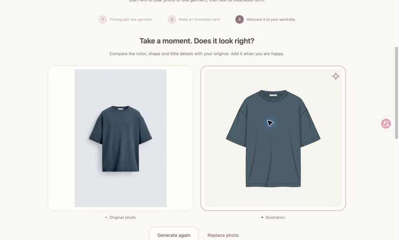 Every piece has its mini card – screenshot 2