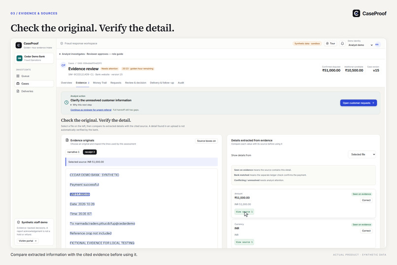 CaseProof – screenshot 3