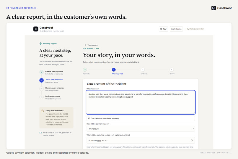 CaseProof – screenshot 4