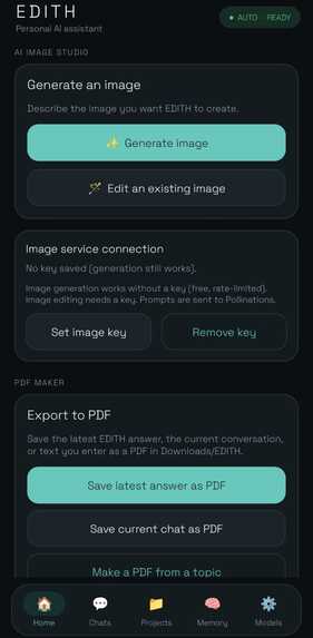 EDITH – screenshot 5