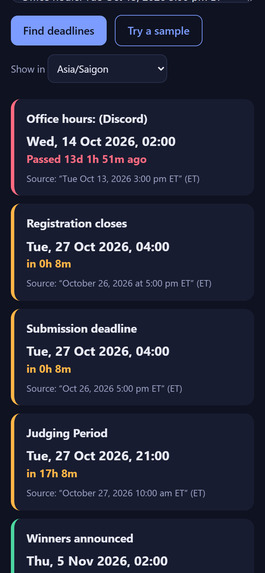 DeadlineRadar – screenshot 3