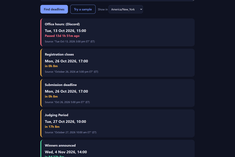 DeadlineRadar – screenshot 4