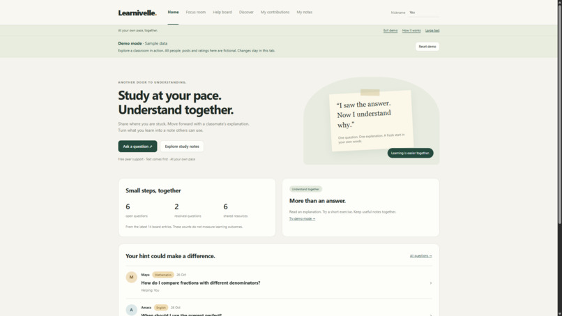 Learnivelle – screenshot 2