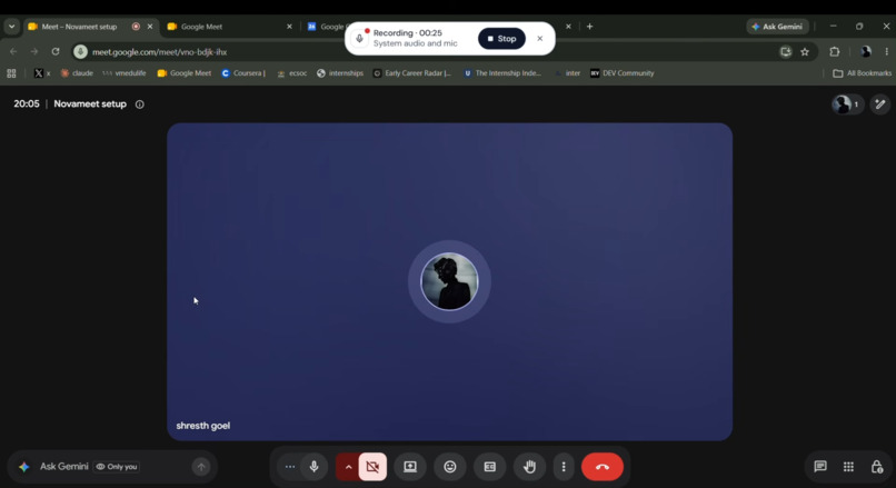 Novameet – screenshot 2