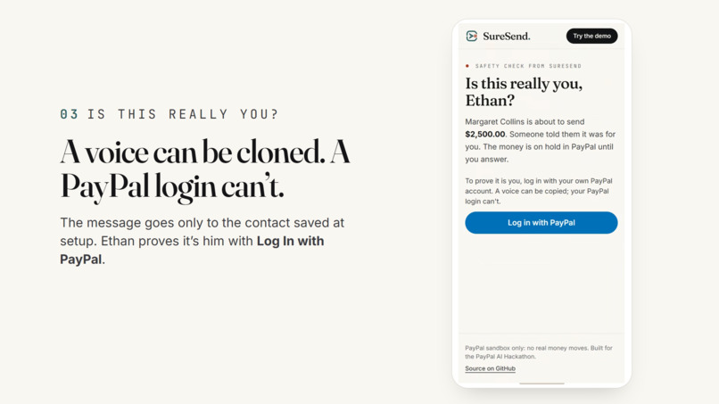 SureSend – screenshot 3