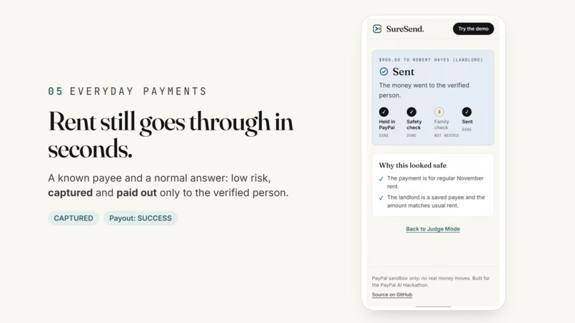 SureSend – screenshot 4