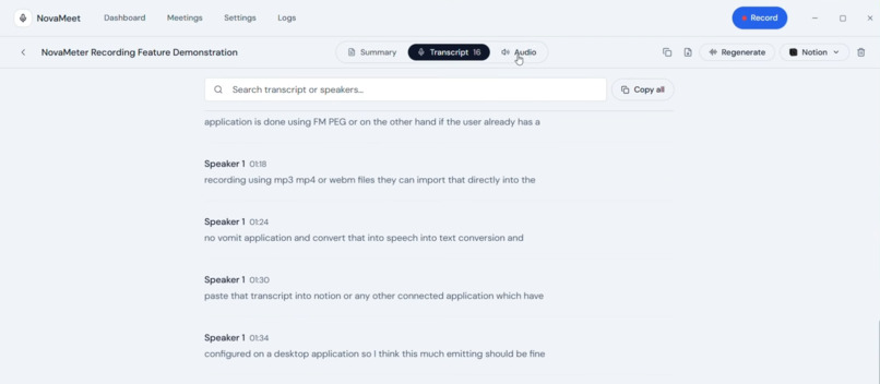 Novameet – screenshot 6