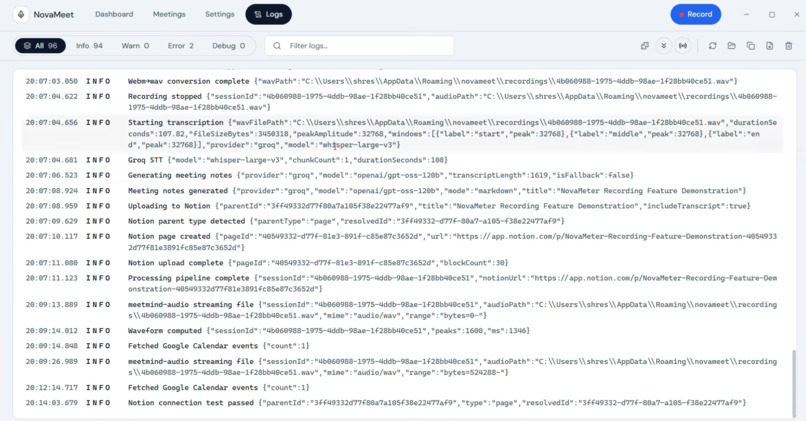 Novameet – screenshot 13