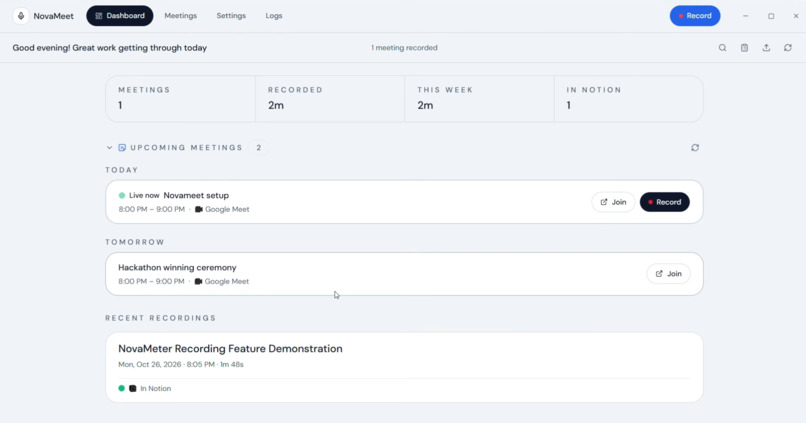 Novameet – screenshot 14